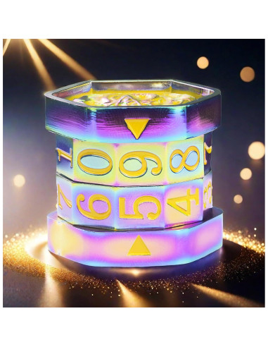 Contador de Vida MTG ALOBGHDC Metal Doble Cara 0-99