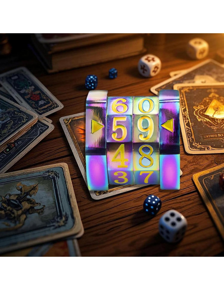 Contador de Vida MTG ALOBGHDC Metal Doble Cara 0-99