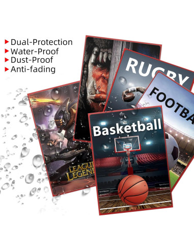 500 Fundas Rojas Mlikero para Cartas de Intercambio