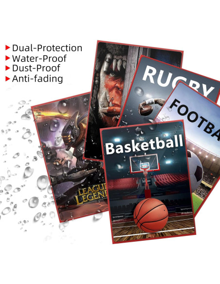 500 Fundas Rojas Mlikero para Cartas de Intercambio