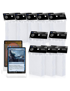Fundas para cartas Mlikero 1000 unidades claras mate