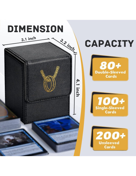 Caja de Barajas ZLCA para 100 Cartas con 2 Divisores Caja de Barajas ZLCA para 100 Cartas con 2 Divisores