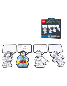 Notas Adhesivas para Colorear LEGO Batman 4 Blocs 25 Hojas