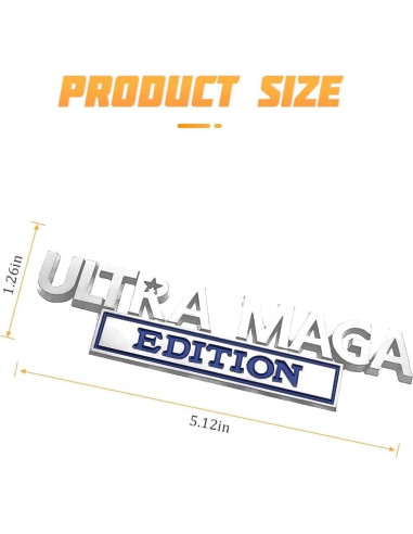 Calcomanía de Metal 3D AICEL para Automóvil Plata/Azul