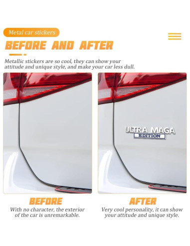 Calcomanía de Metal 3D AICEL para Automóvil Plata/Azul