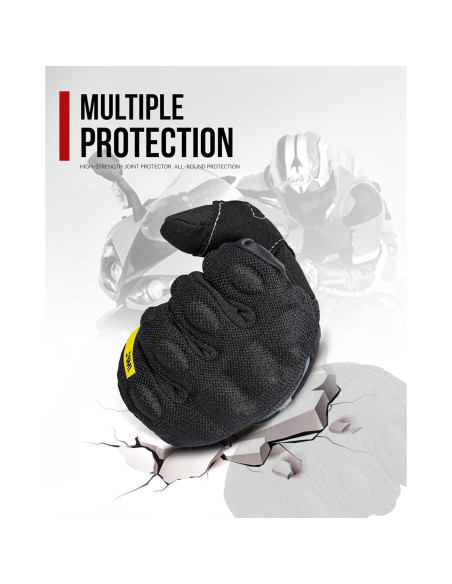 Guantes de Motocicleta BORLENI X-Large Transpirables