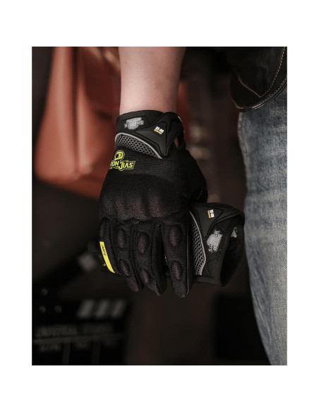 Guantes de Motocicleta BORLENI X-Large Transpirables