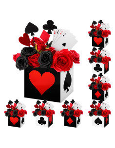 Cajas de Favor de Póker Zhanmai 16 Pcs 15x15x15 cm Casino