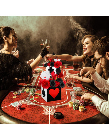 Cajas de Favor de Póker Zhanmai 16 Pcs 15x15x15 cm Casino