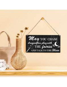 Cartel de Madera Qious 30x15 cm Decoración Rústica 2