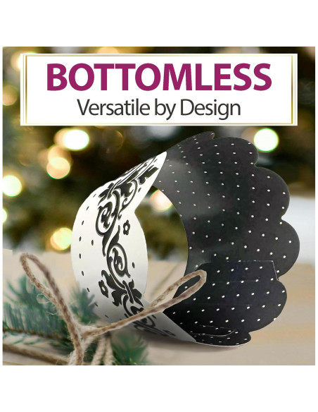 Fundas para Cupcake Confetti Couture 24 Pzs Reversibles