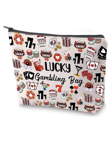 Bolsa de Suerte ZJXHPO para Jugadores de Póker 25x19 cm