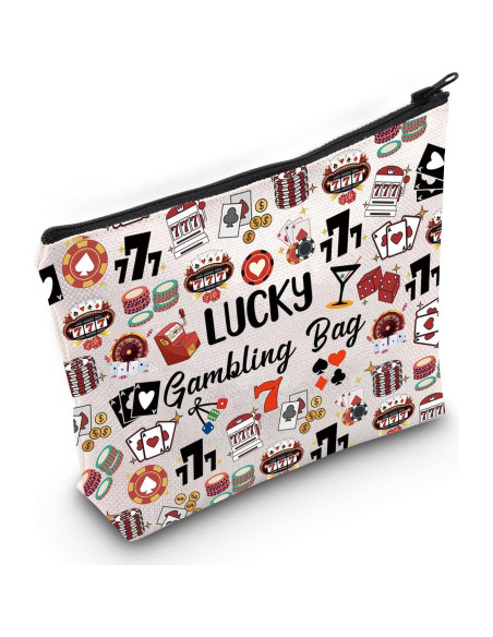 Bolsa de Suerte ZJXHPO para Jugadores de Póker 25x19 cm