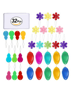 Kit de Enhebradores de Agujas CousDUoBe 32 Piezas para Costura