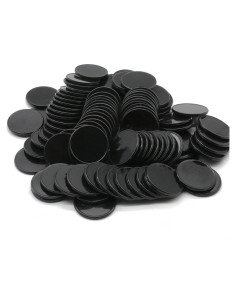 Juego de 100 Fichas de Plástico para Póker con Caja Negra