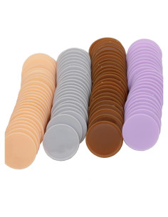 Juego de 100 Fichas de Póker Plástico 25mm con Caja