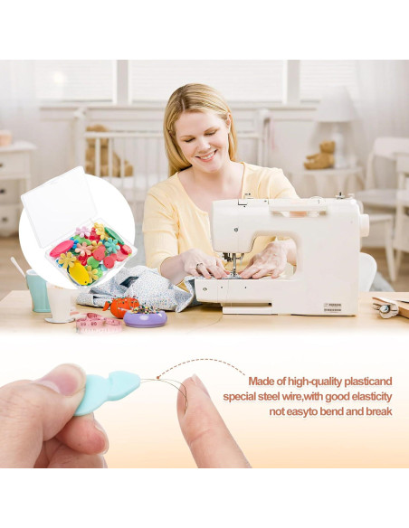 Kit de Enhebradores de Agujas CousDUoBe 32 Piezas para Costura