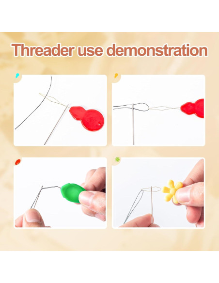 Kit de Enhebradores de Agujas CousDUoBe 32 Piezas para Costura