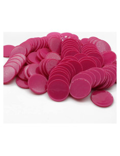 Juego de 100 Fichas de Plástico para Aprendizaje 25 mm