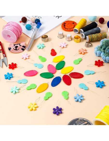 Kit de Enhebradores de Agujas CousDUoBe 32 Piezas para Costura