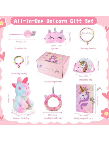 Set de Juguetes de Unicornio Cherry Tale para Niñas 5-12 Años