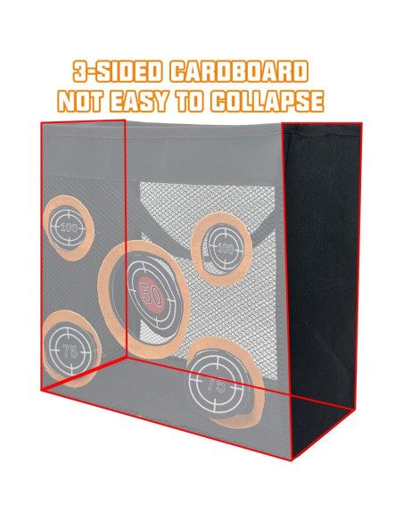 Bolsa de Malla Plegable Punieayi para Dardos Nerf 34x12x30cm