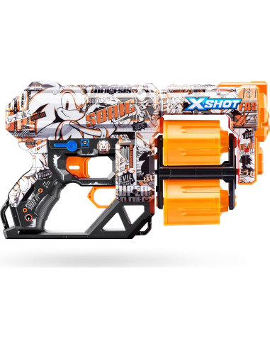 Blaster X-Shot Skins Dread Sonic Retro con 24 Dardos