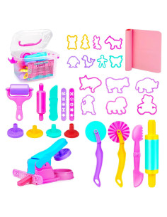 Juego de Herramientas de Plastilina Toyze 30 Pcs para Niños