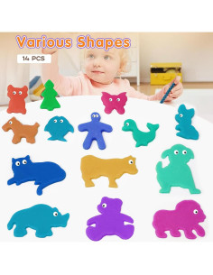 Juego de Herramientas de Plastilina Toyze 30 Pcs para Niños 2