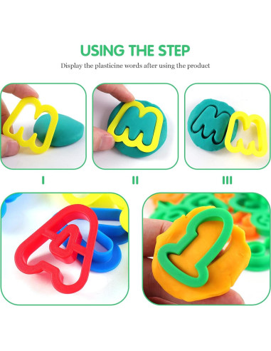 Set de Herramientas de Plastilina Oun Nana 47 PZS Multicolor