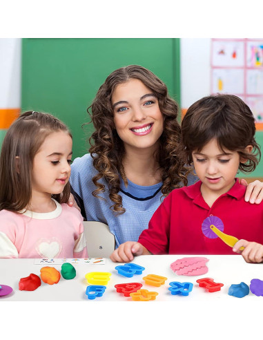 Set de Herramientas de Plastilina Oun Nana 47 PZS Multicolor