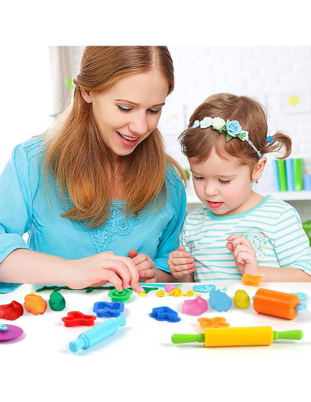 Set de Herramientas de Plastilina Oun Nana 47 PZS Multicolor