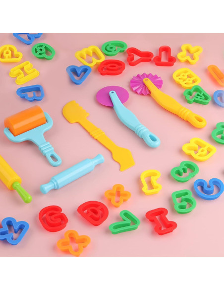 Set de Herramientas de Plastilina Oun Nana 47 PZS Multicolor