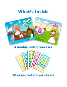 Kit de Arte con Stickers Skillmatics Unicornios y Princesas 2