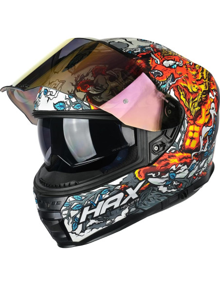 Casco HAX Force Brilla en la Oscuridad XXL para E-Bikes