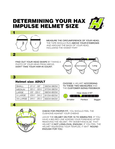 Casco HAX Impulse Blanco L con visor anti-vaho y DOT