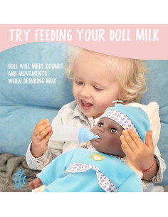 Muñeca Interactiva Toy Choi Azul 40 cm con Accesorios 2