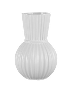 Jarrón de Cerámica Blanca YANWE1 17.78 cm Decoración