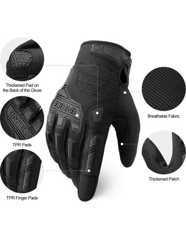 Guantes de Montaña INBIKE Táctiles y Antichoque para Ciclismo