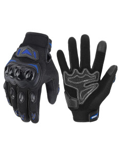 Guantes de Motocicleta KEMIMOTO M Azul Transpirables