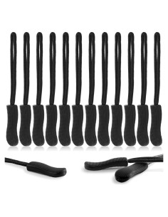 CooBigo 25 Pack Tiradores de Cremallera Universales - Negro
