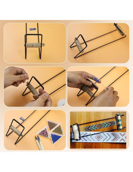 Kit de Telar de Cuentas NOTIONSLAND 10000 Piezas para Adultos Kit de Telar de Cuentas NOTIONSLAND 10000 Piezas para Adultos