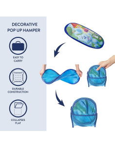 Cesta Pop Up Idea Nuova Blues Clues 54L Plegable y Ligera 2