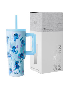 Taza Simple Modern Disney 710 ml con Asa y Tapa Silicona