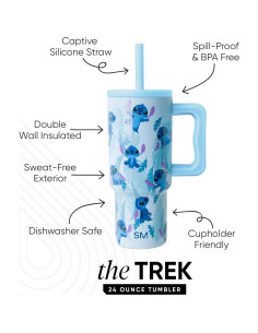 Taza Simple Modern Disney 710 ml con Asa y Tapa Silicona 2