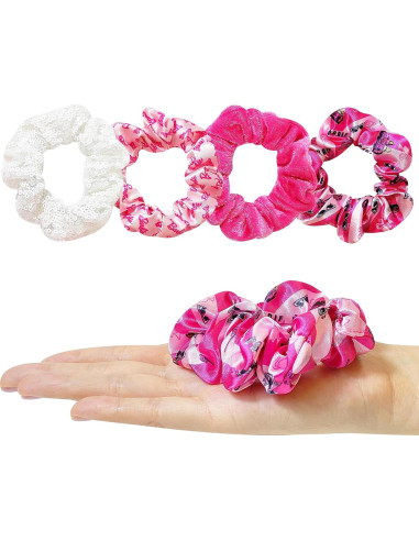 Conjunto de Accesorios para el Cabello Barbie 5 Pcs - Cepillo y Scrunchies