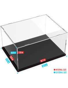 Caja Exhibición Acrílica Choowin para Lego 40x30x20 cm 2