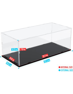 Caja de Exhibición Acrílica Choowin 55x25x20 cm para Lego 2