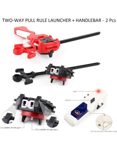 Conjunto Bey Battle Top Daoyehsy 12 Tops 3 Lanzadores