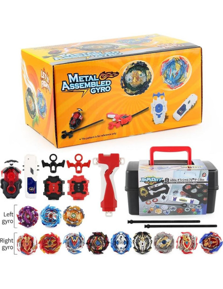 Conjunto Bey Battle Top Daoyehsy 12 Tops 3 Lanzadores